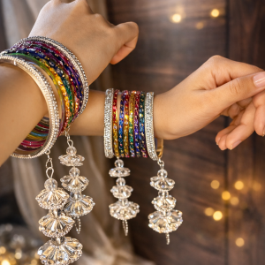 Kavya Ghungroo & Latkan Premium Bangles