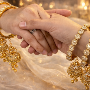 Anaya Ghungroo & Jhumka Style Latkan Premium Bangle set