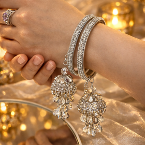 Akira Ghungroo & Latkan Premium Bangle set