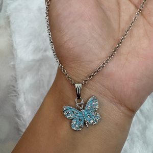 Butterfly-shaped pendant