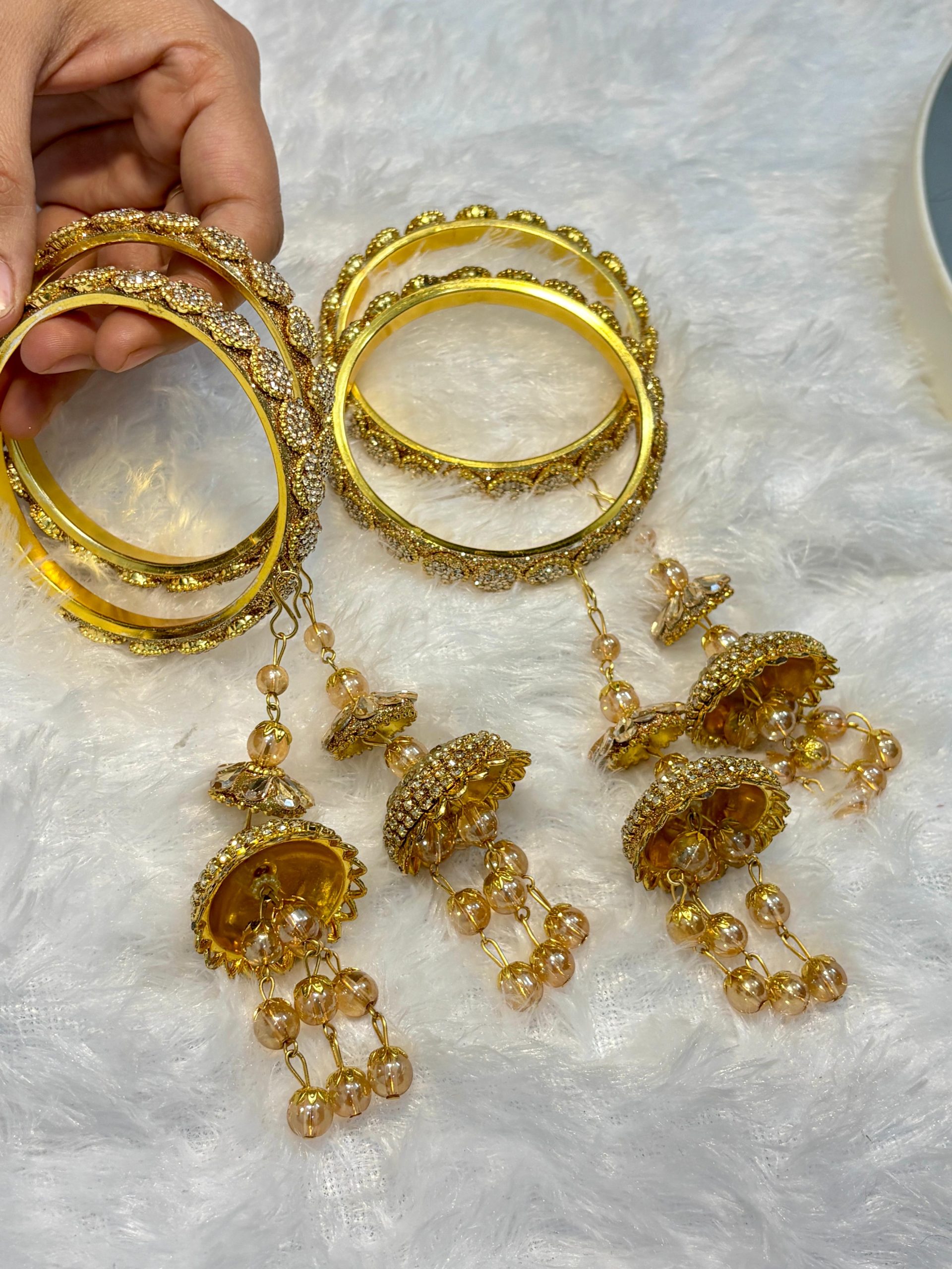 Kavya Ghungroo & Latkan Premium Bangles - Image 5