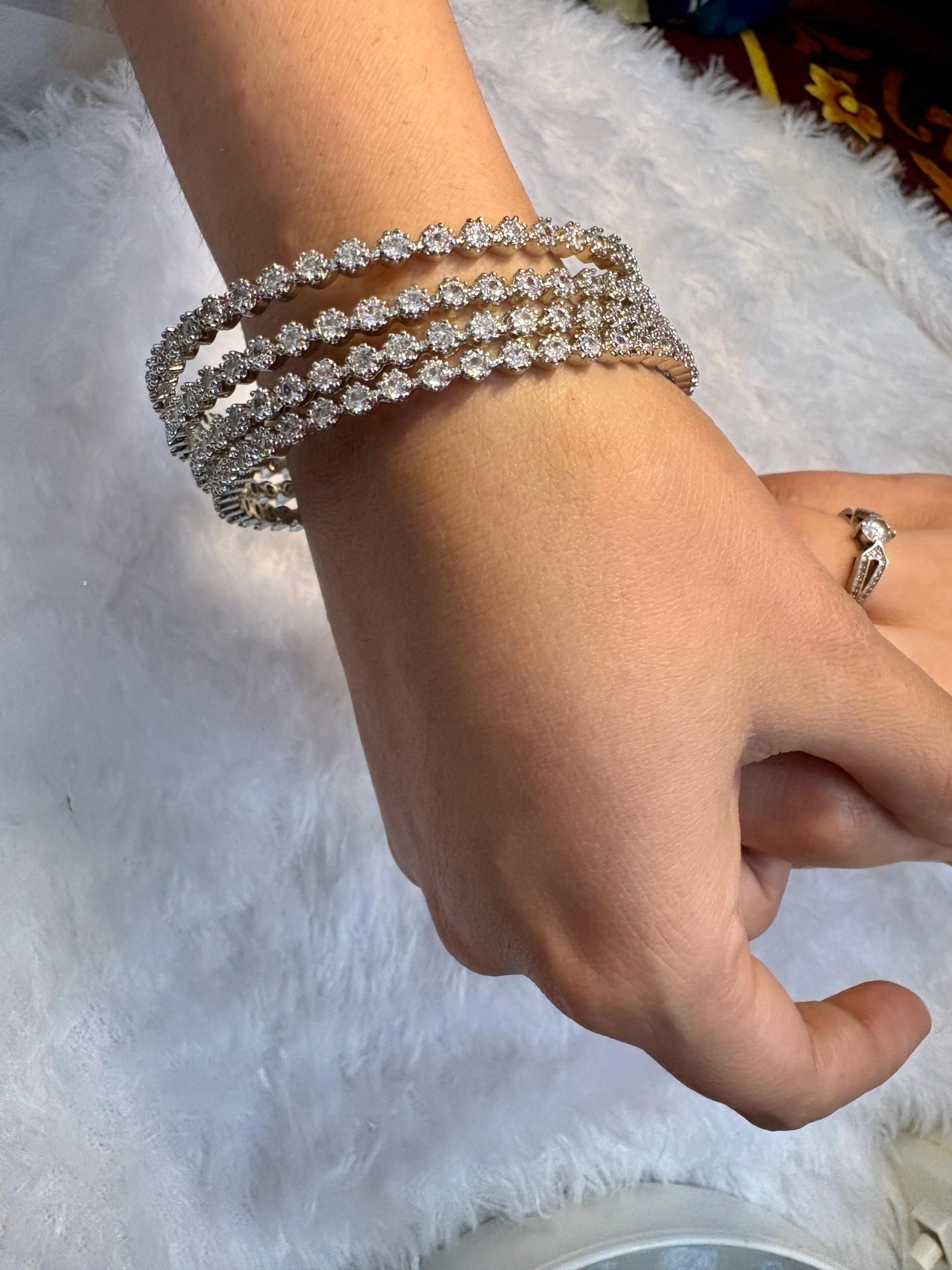 Naaz AD Stone Bangles - Image 2