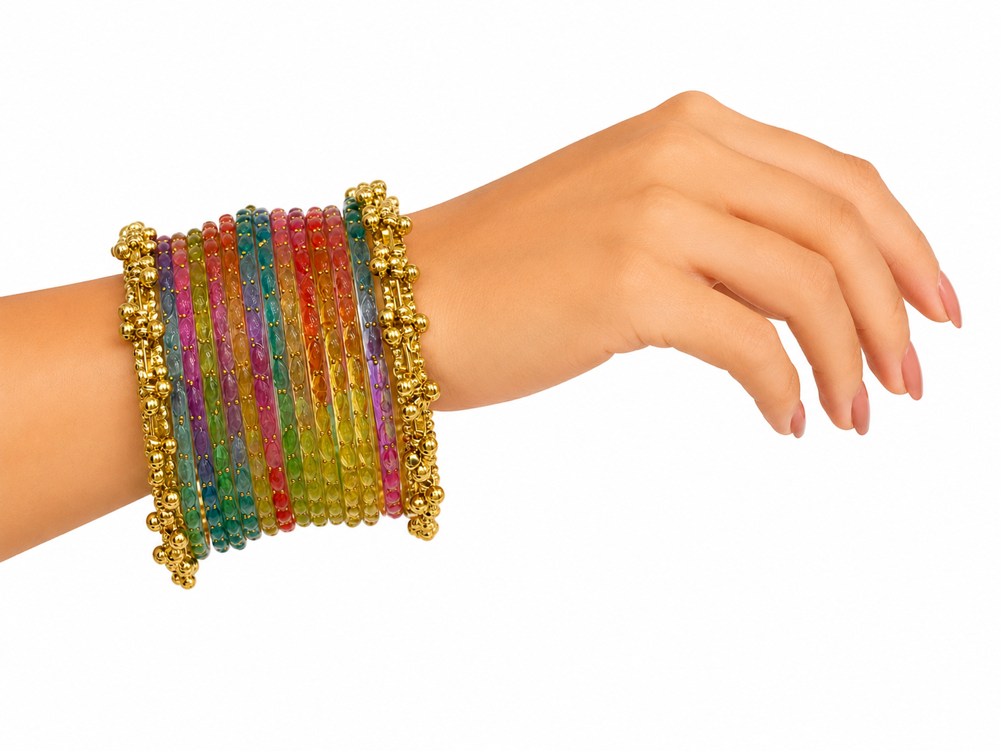 Heavy Kashmiri Ghungroo Bangle Set