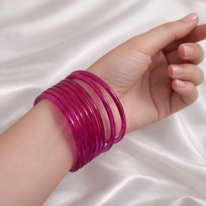 Lavendar Jelly Bangles